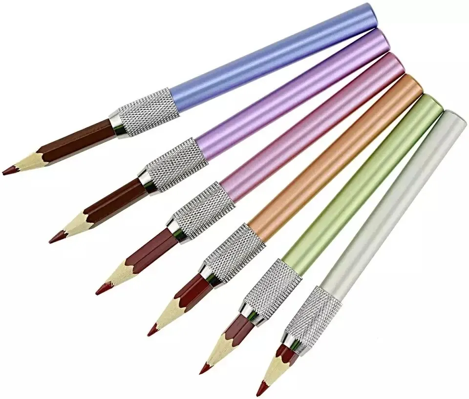 Multi Color Adjustable Aluminum Pencil Extension Stand Schol Hobby Art Writing Tool Pencil Extension Length