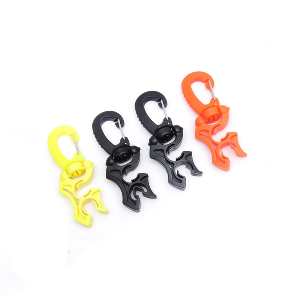 Holder Double Hose Holder 1pc Black Diving For Regulators Nylon Orange Rotatable Yellow Durable Easy Snap Design 150cm durable nylon travel bundle luggage cargo strap simple solid color office travel waistband belt luggage fixing rope black