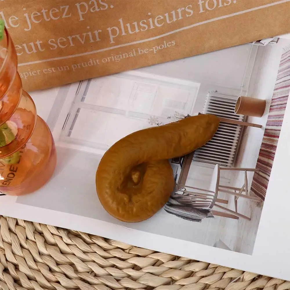 Realistic Shits Prank Fake Poop Piece of Shit Novelty Realistic Fake Turd Funny Gadgets Brown Amazing Turd Gag Prank Toys