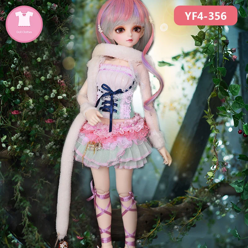 Doll BJD Clothes 1/4 Dress Beautiful Clothes Summary Link For Minifee Fairyline Girl Body accessories Fairyland YF4-355 YF4-356