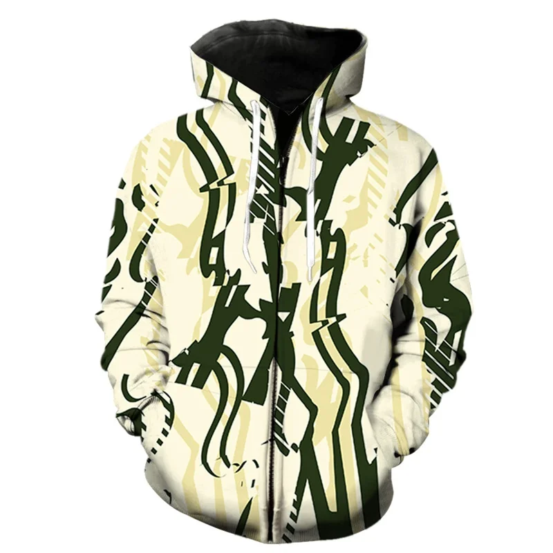 Sudadera con capucha y cremallera con estampado 3D de Sprint para hombre, chaquetas con capucha de manga larga geniales, sudaderas con capucha de hip hop de gran tamaño para adolescentes