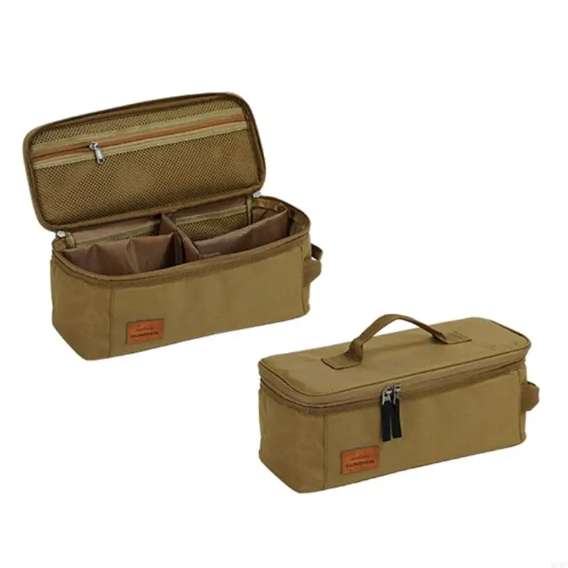 Outdoor Camping Cookware Stored Bag Camping Kitchen Barbecue Tableware Carry Wash Bags Luggages Storage Bag W89F