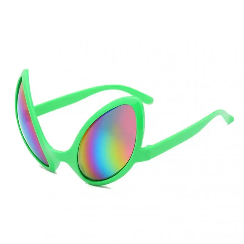 Creative Party Eyeglasses Rainbow Lenses Sunshade Eyewear Alien Glasses Uv-anti Funny Sunglasses funny sunglasses