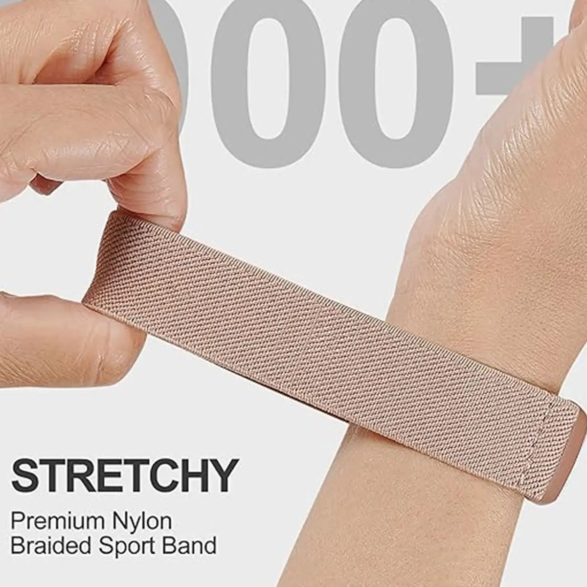 Nylon Sport Stretch Magnetic Replacement Wristband Bracelet