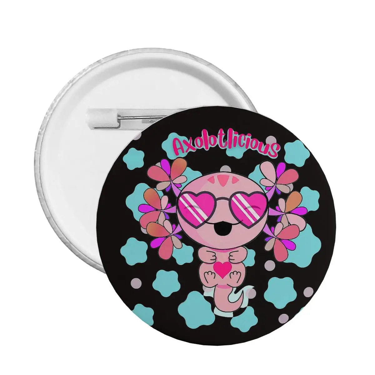 Axolotl Hexagon Salamander Axolotlicious Pin Personalizzabile Badge Bag Badge Spilla Spille Decorazione Pin S Lovers