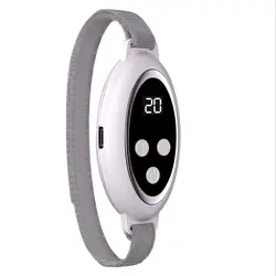 Compact Microcurrent Sleep Aid Device - Portable EMS Pulse Massager for Enhanced Sleep and Relaxation (WHITE)