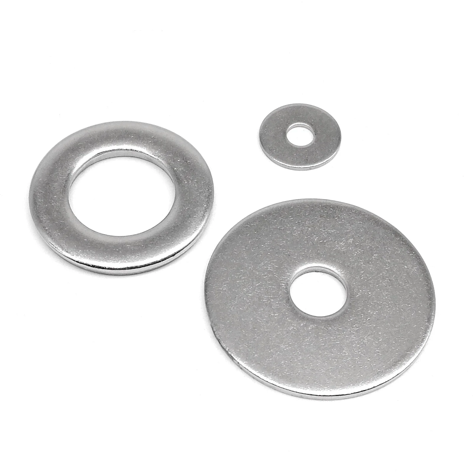 Extra Large Diameter Thick Flat Washer - Oversized Non-Standard Size, 304 A2 Stainless Steel