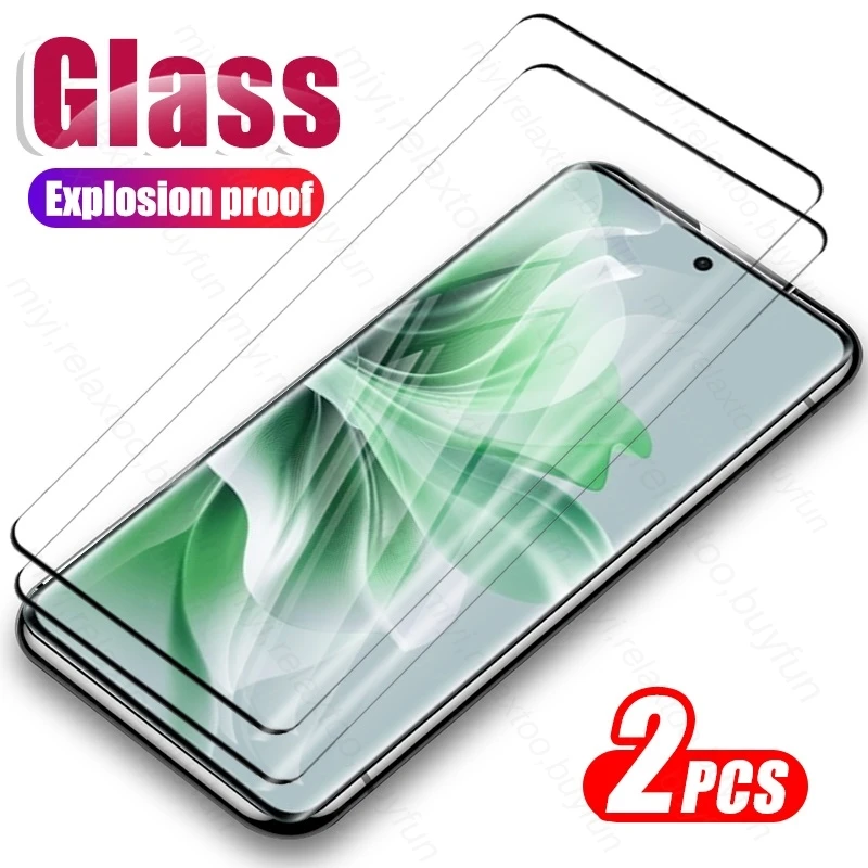 

2PCS 19D Curved Tempered Glass For Oppo Reno11 5G 2024 6.7" Full Screen Protector Cover Film Appo Opo Reno 11 Pro Reno11pro 5G