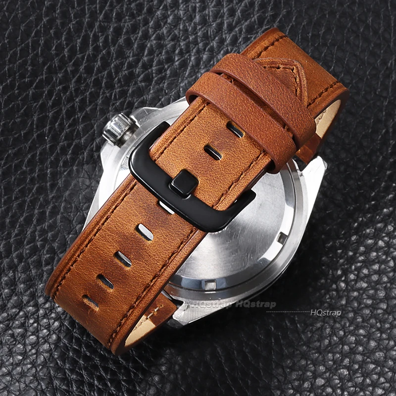 Vintage Leather Strap - Premium Watch Band in Multiple Sizes