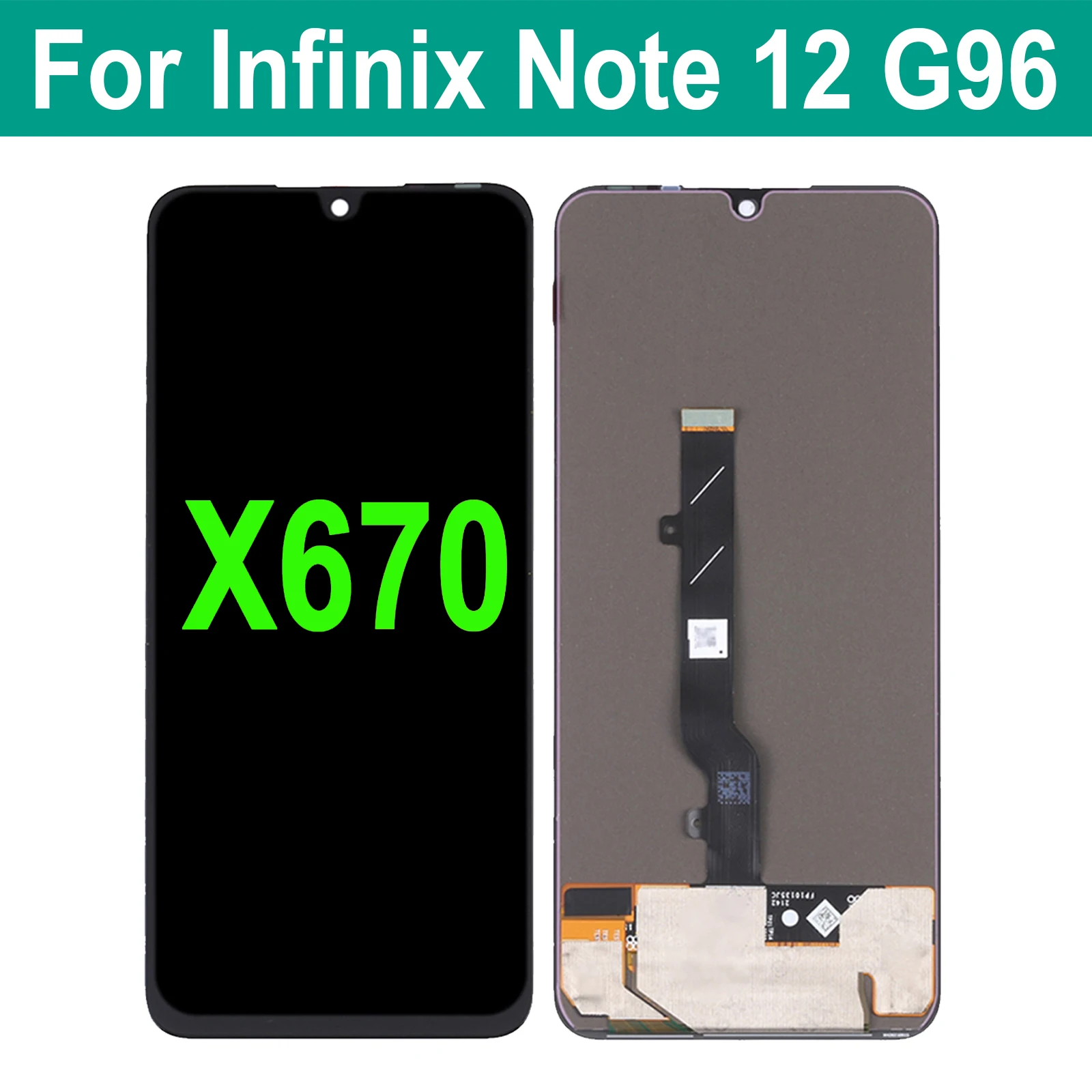 

AMOLED для Infinix Note 12 G96 X670, ЖК-дисплей для Infinix Note 12 Turbo LCD