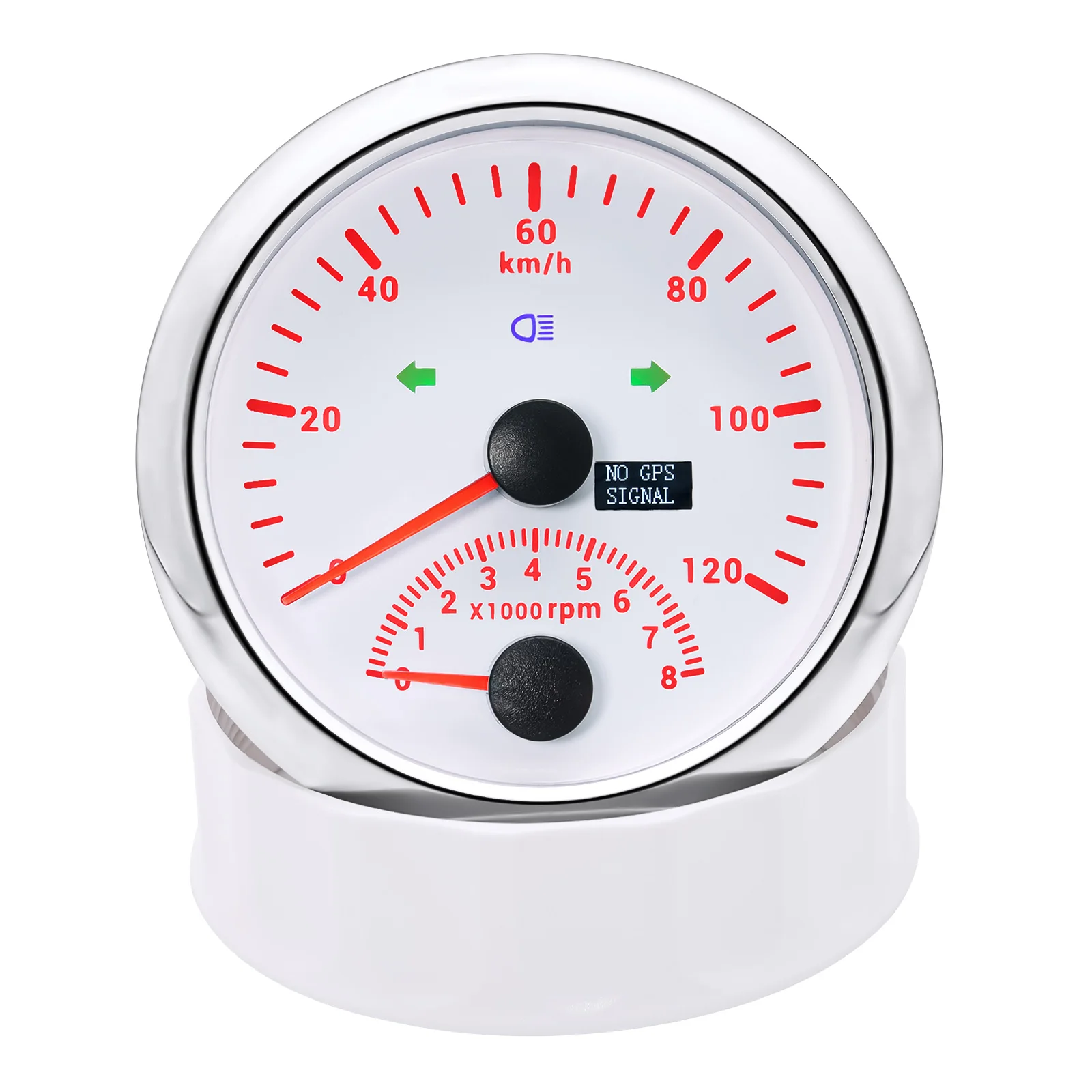 デジタルカーgpsスピードメーター 85mm 0kmh タコメーター付き 0 8000rpm 2 In 1 海上車 トラック スピードメーター Aliexpress Mobile