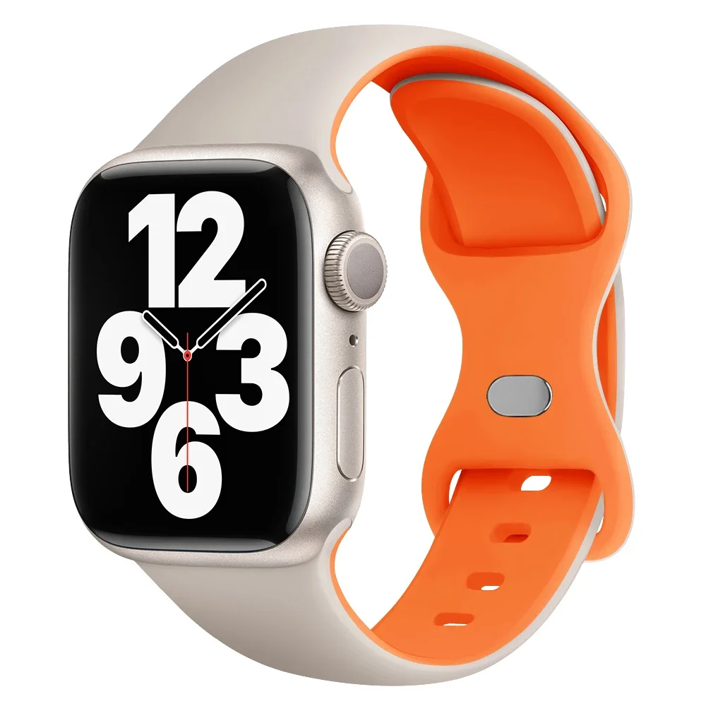 Premium Soft Silicone Smartwatch Band - Versatile Sport Strap Bracelet