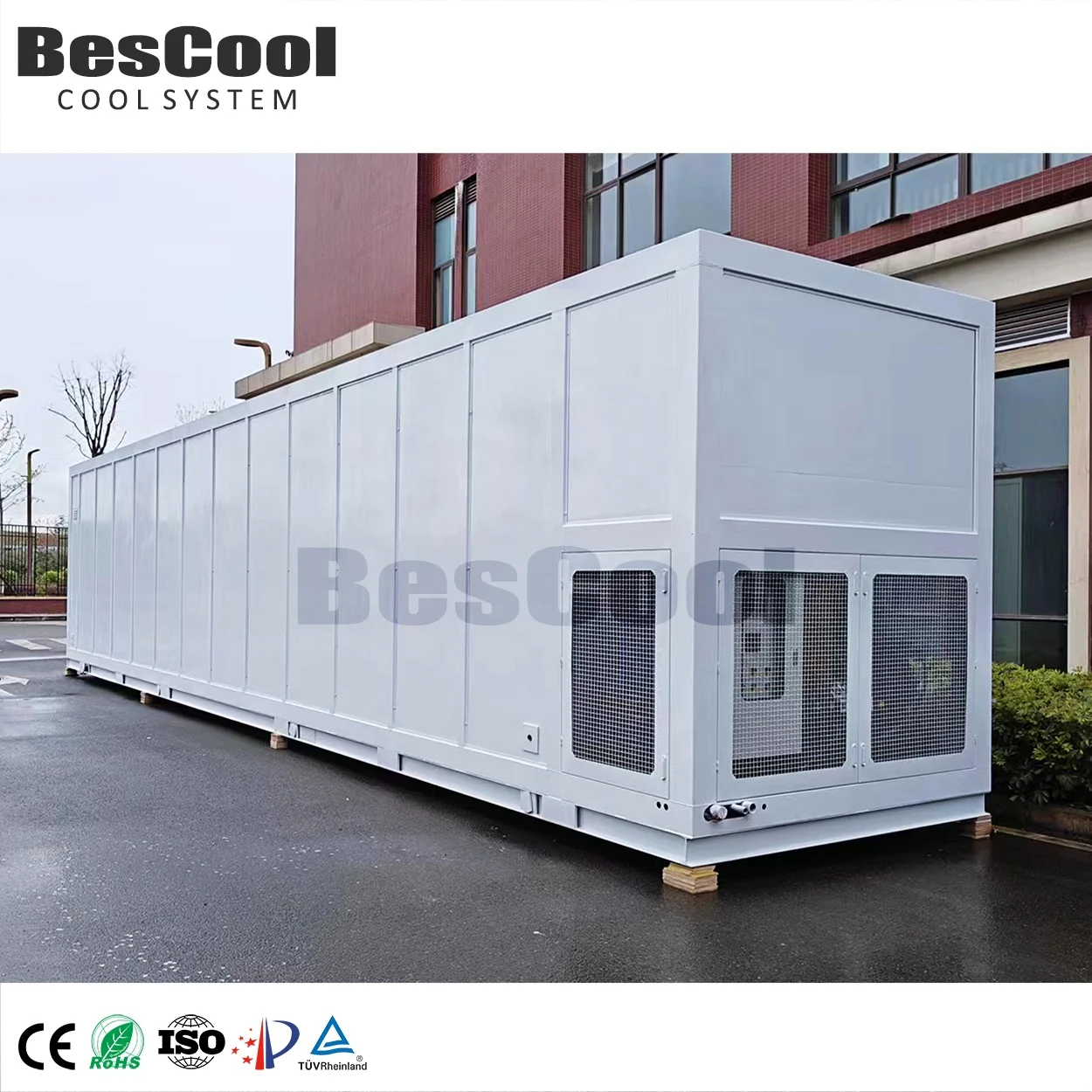 20-Foot Mobile Edible Ice Freezer Room Commercial Cold Room Equipment for Ice Block Reefer Container