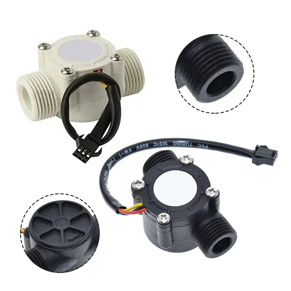 Water Sensor Wear-resistant With G1/2 Interface YF-S201 60x35x34 Mm Flexible Light Plastic Valve Body