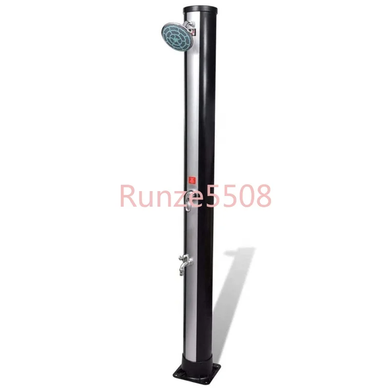 

Aluminum Alloy Outdoor Solar Shower Swimming Pool Family Garden Beach with Shower Head and Foot Shower