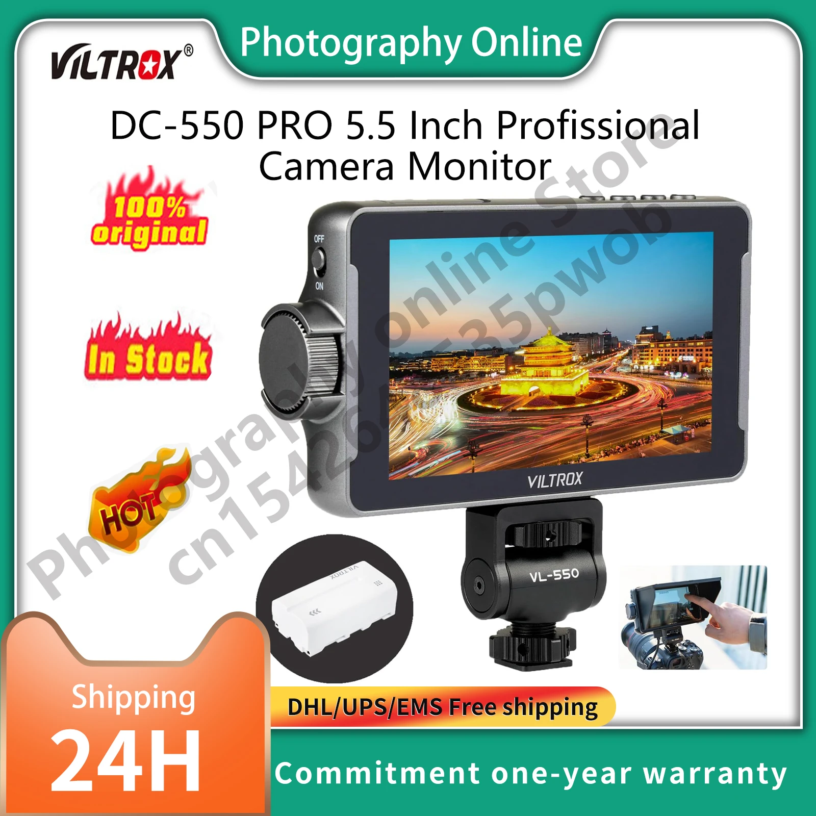 Monitor De Vídeo Portátil Viltrox DC-550 Pro 5.5