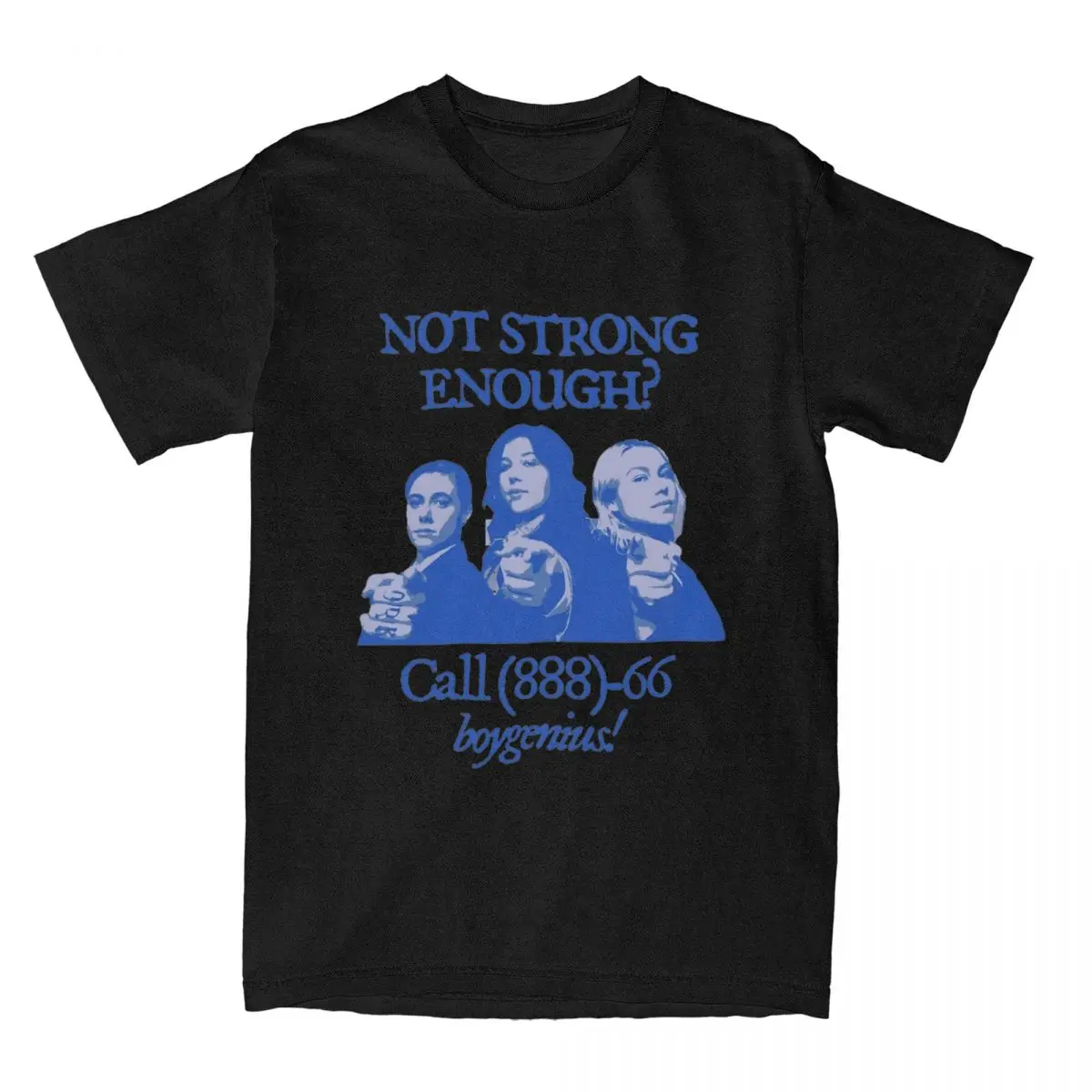 Мужские и женские недостаточно прочные футболки Boygenius хлопковые топы футболки забавная Футболка с принтом