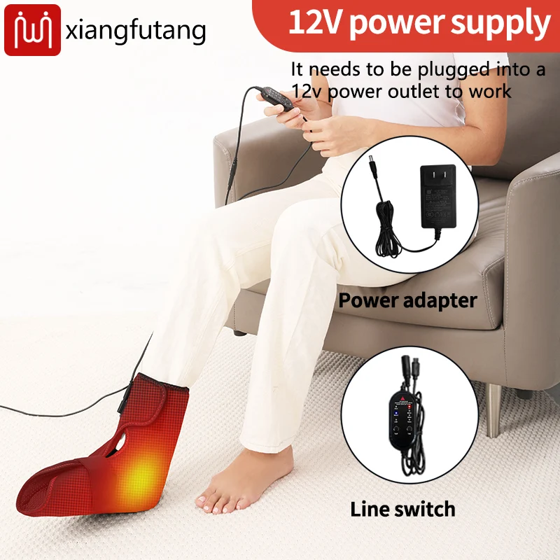 Electric Foot Massager with Heat & Warmth Vibration Relief Pain