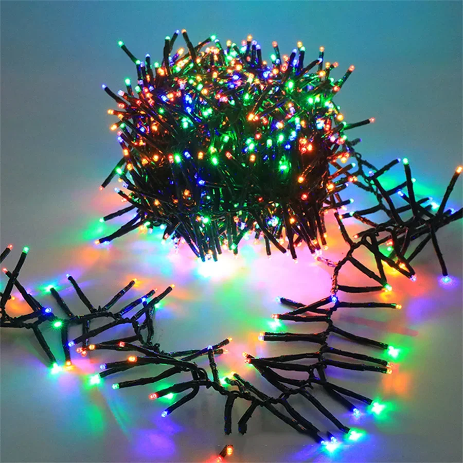 thumbnail image 1 of Guirnalda de luces LED de 6 m, 15 m y 30 m para árbol de Navidad, con enchufe, para exteriores, 1 of 5