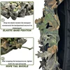 3D Bionic Leaf Shape Backpack Cover Iaser Cutting Outdoor Hunting Camo Backpack Cover Hunting Backpack Accessories 4