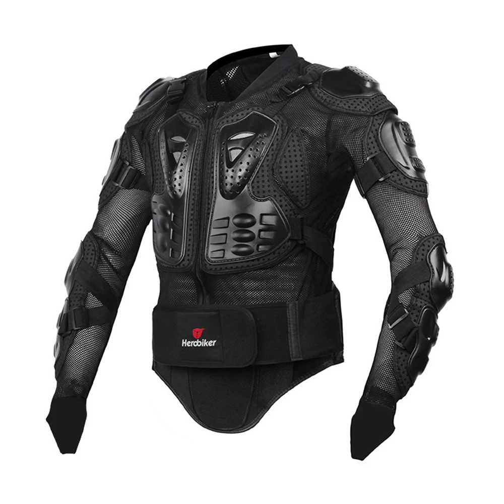 Motocross Jacket Men Full Armor Motorcycle Armor Wear-Resistant Anti-Drop Bicycle Racing Jacket Riding Motorbike Moto Protection