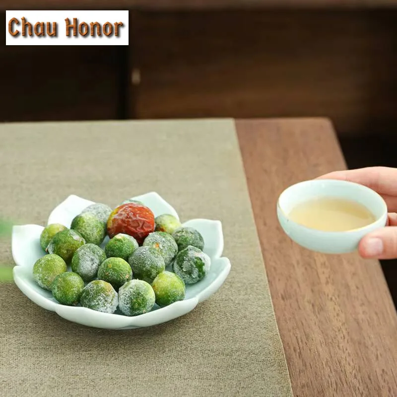 High Grade Mutton-fat Jade Tea Set Ceramic Business Gift Giving Travel Set Kung Fu Tea Set Outdoor Storage Portable Drinkware