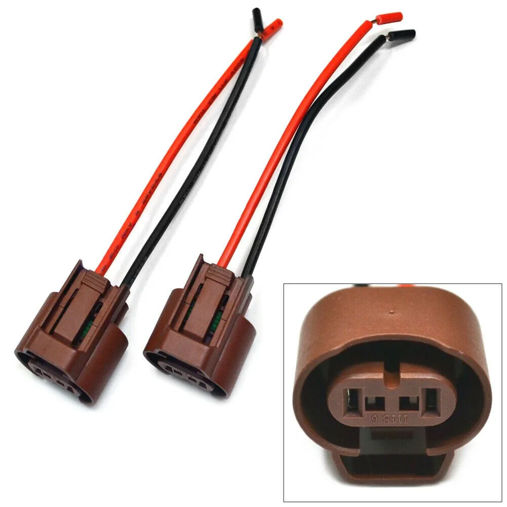 2pcs Wire Pigtail Female 9006 HB4 Socket Wiring Harness Fog Light ...