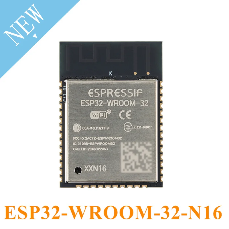 

Двухъядерный WiFi Bluetooth-совместимый беспроводной модуль MCU ESP32-WROOM-32-N16 16 Мб
