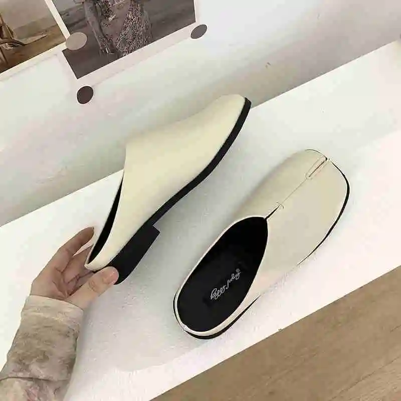 thumbnail image 1 of 2024 Moda Tabi Ninja Zapatos Mujer Pisos Ballet Trotters Zapatos de punta dividida Zapatos de tacón redondo para mujer Mocasines Tacones para mujer Mocasines, 1 of 5