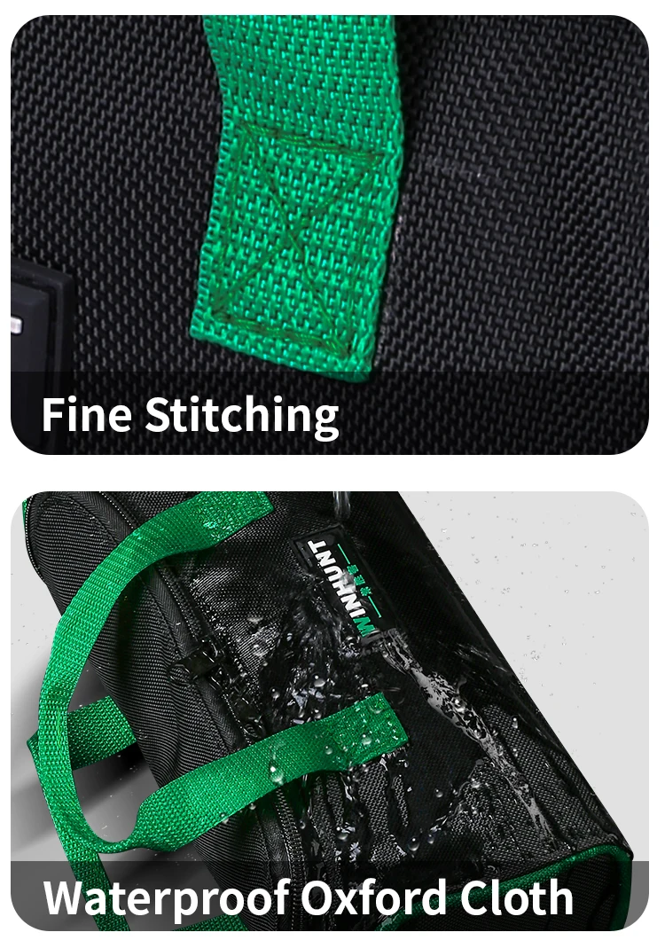 WINHUNT Elektriker-Werkzeugtasche, Tragbar, Langlebig, Aufbewahrung für Unterwegs, Vatertag Geschenk für Mechaniker HVAC-Ingenieur – Detail 6