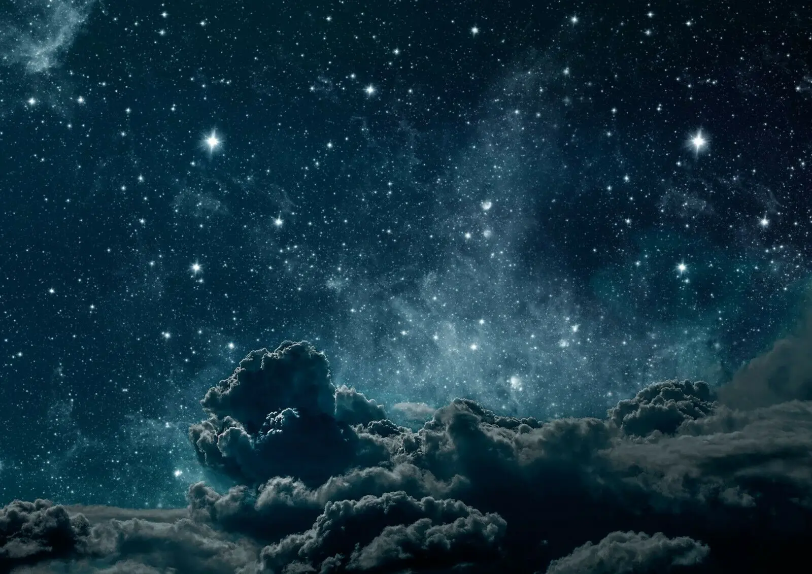 Incredibile Dark Nebula Cloud Outer Space Art Picture Print Silk Poster Home Wall Decor