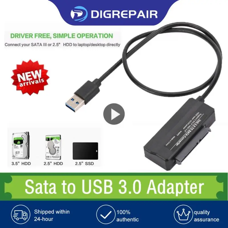

Кабель-адаптер Sata к USB 3,0, кабель USB к SATA 3, поддержка 22 Pin 2,5 3,5 Inche, внешний жесткий диск SSD, жесткий диск, компьютерный разъем
