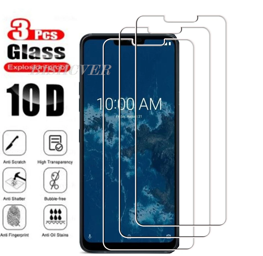 

3pcs Tempered Glass For LG G7 ThinQ Q9 One Fit 6.1" LM-G710 G710EM G710PM G710N Screen Protector Tempered Glass Film