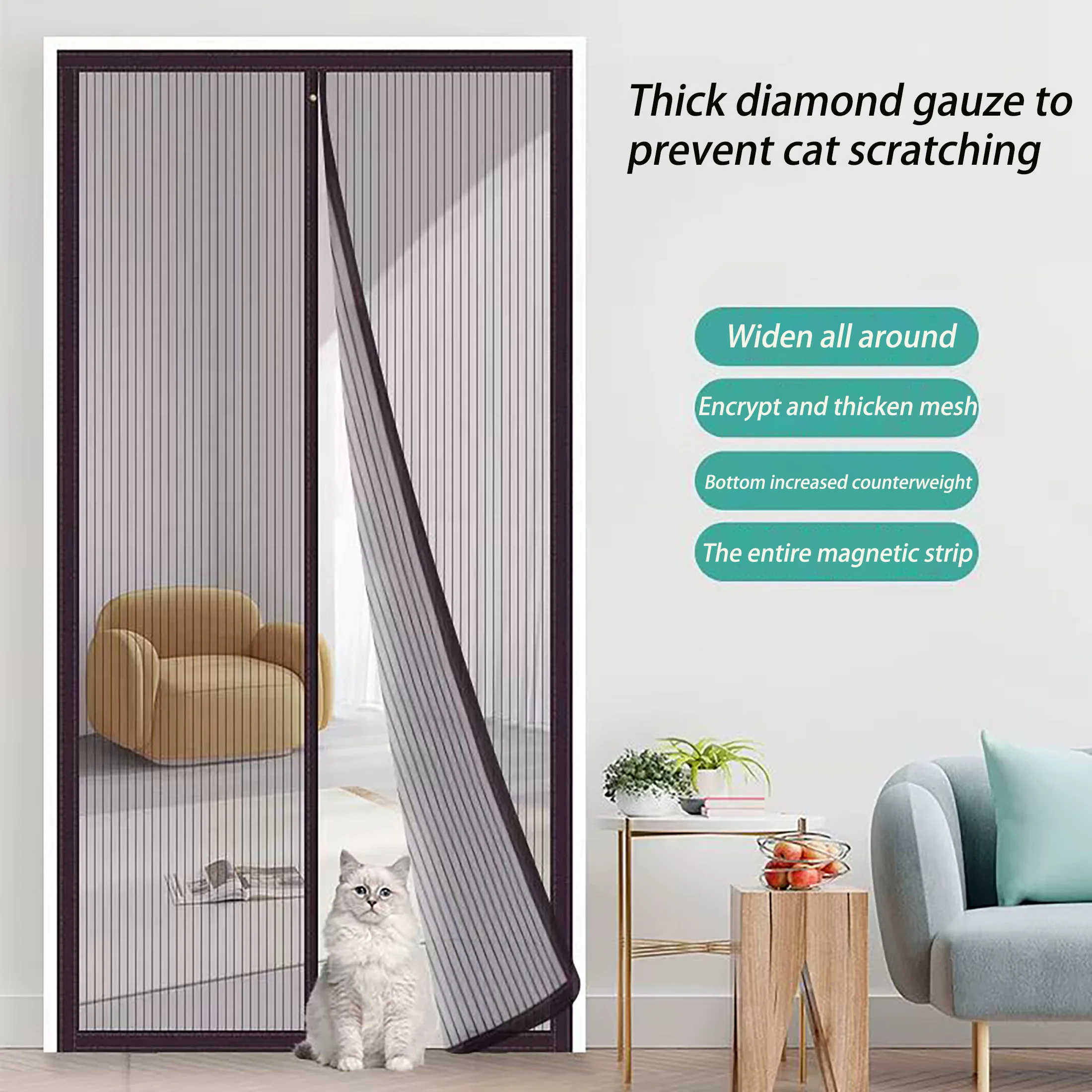 magnetic curtains, mosquito nets, screen windows, invisible nets, indoor mosquito nets
