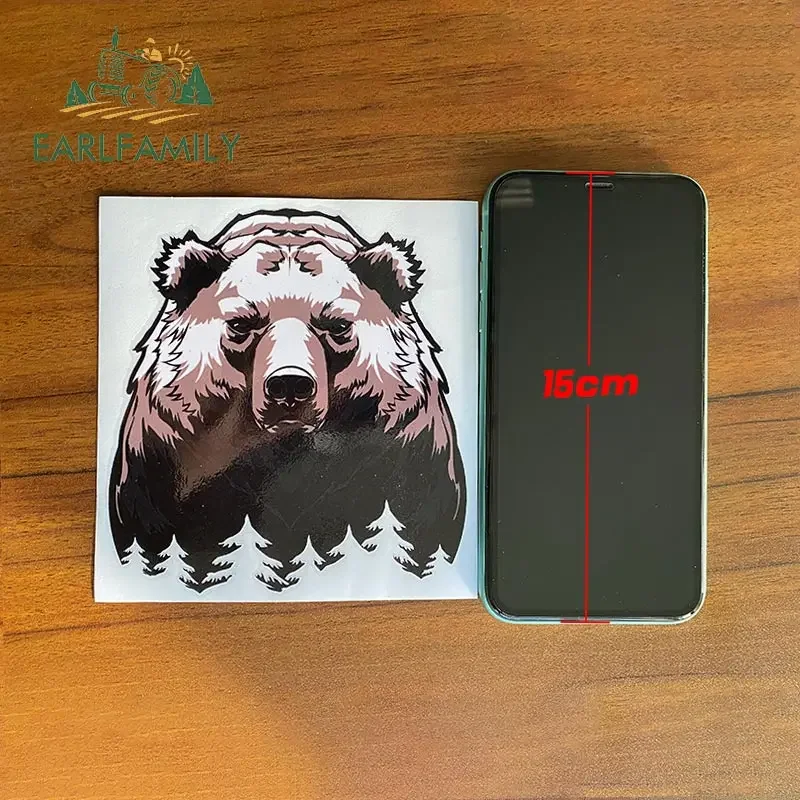 EARLFAMILY 13cm For The Bear Car Bumper Window Stickers Repair Decal Vinyl Car Wrap Motorcycle Sunscreen Campervan Decoration
