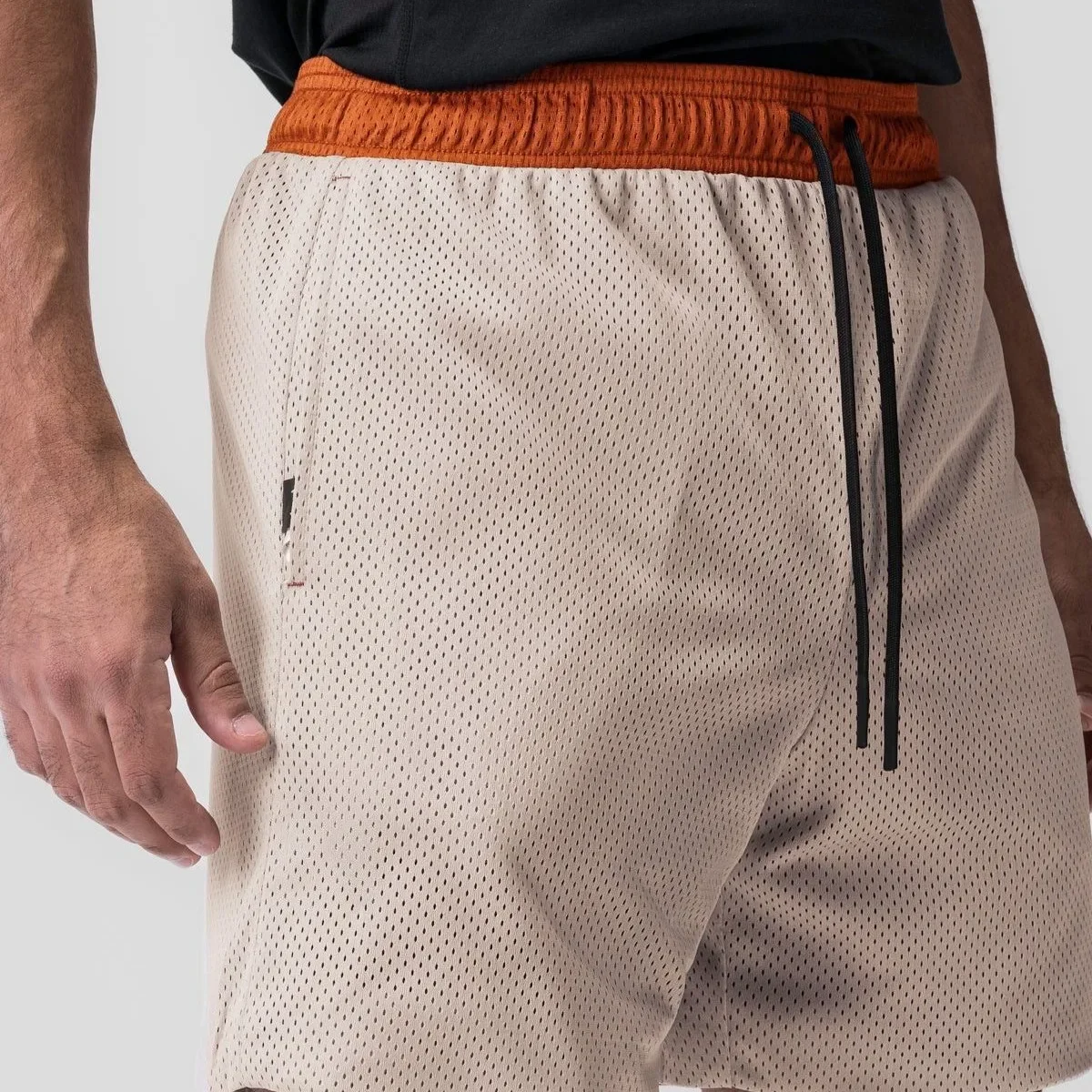 American Style Trendy Spring Summer New Men's Shorts Sport Fitness Color Block Running Exercise Mesh Basketball Shorts For Men