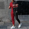 Autumn Vintage Ethnic Style 3D Print Men's Sportswear Set Long-Sleeved T Shirt Pants 2-Piece Set Oversized Pullover Men Clothing 1