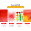 18/24/36/42 Solid Watercolor Pigment Set Foldable Travel WaterColor With Water Brush Pen Art Specific Fan Shaped Painting Tool 3