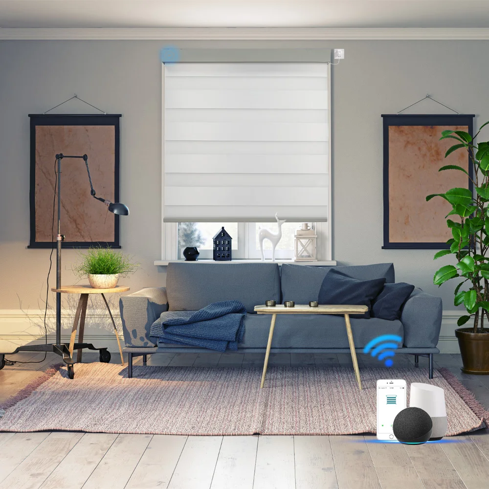 ワイン 熟練した製造スマートブラインドシェード & シャッターブラックアウトカーテンウィンドウローラーブラインド Buy Smart