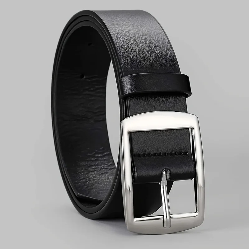 Belt PU Leather Metal Pin Buckle Famous Brand Designer Waist Strap for Jeans...