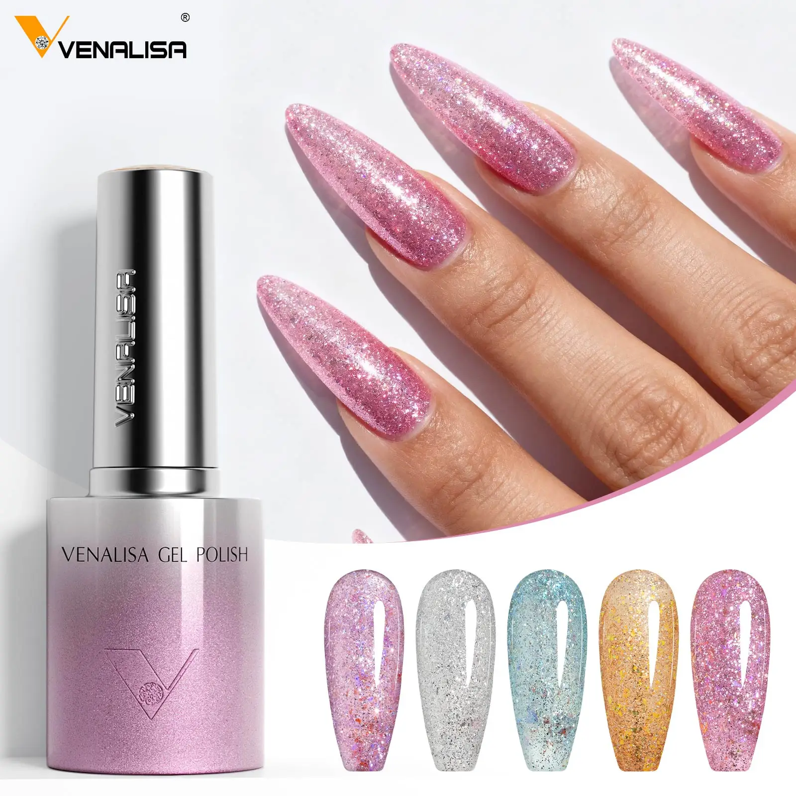 Nail Gel Polish Venalisa TPO Free Hema Free 10ml Winter Nails Warm Coffee Cat Eye Magnet Soak Off UV LED Semi Permanent