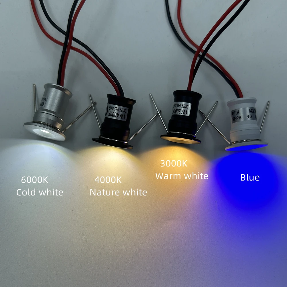 Mini Spot led 12V 15mm Recessed Downlight LED Spotlights Dimmable for Ceiling Stairs Walkways Courtyards Cabinet Corridor Lights 6