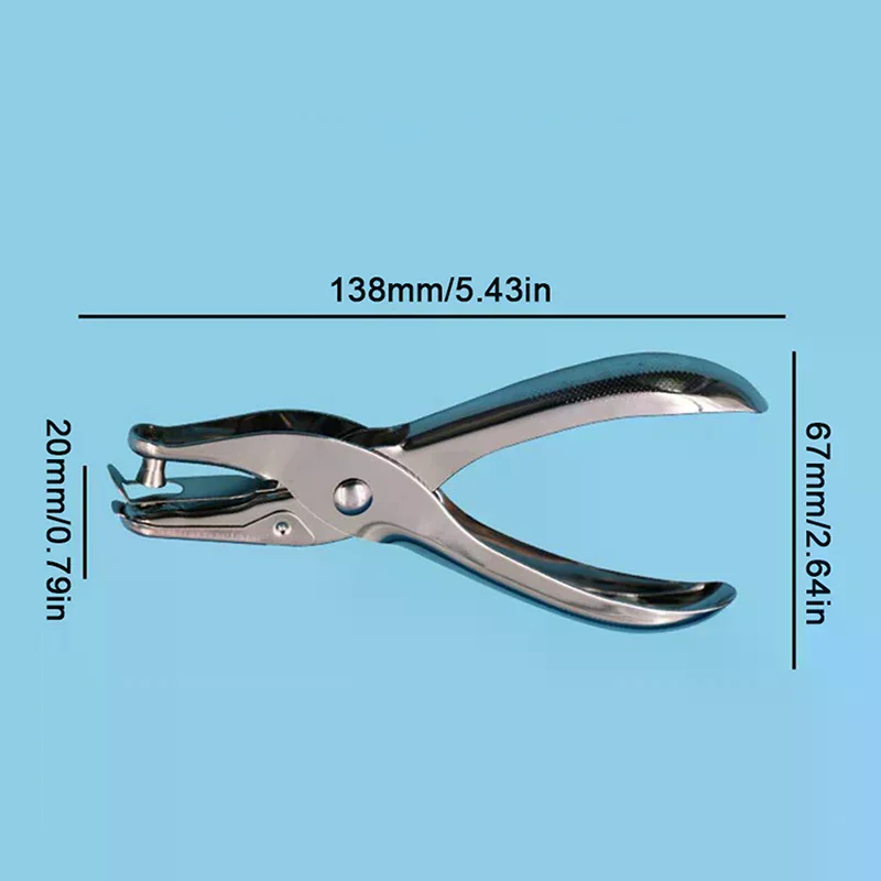 귀여운 싱글 핸드헬드 원형 홀 펀치, 용량 3-6mm, 스크랩북킹 용지 DIY 공예 모양 커터, 펀치기