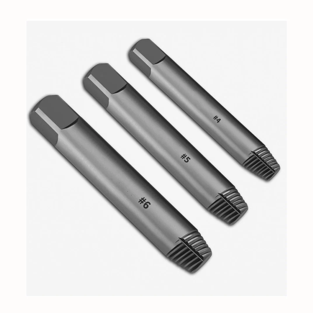 6개/세트 3-20mm HSS 파손된 나사 제거기 탭 추출기 도구 (핸드 드릴 렌치 액세서리) 사용하기 쉬움