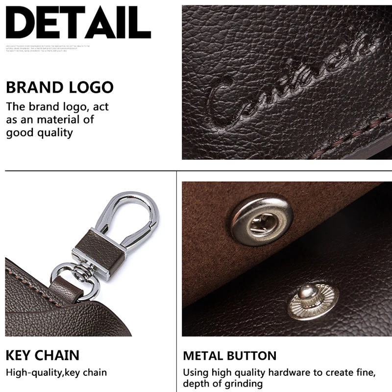 Men's Car Keys Wallets Genuine Cowhide Leather Male Key Holder Organizer Housekeeper Keychain Purse Key Ring Bag Keys Case Pouch,key organizer,key case,key purse,key holder