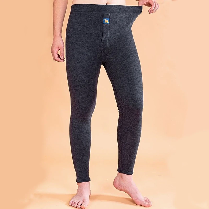 Thermal Underwear Men's Winter Clothes Fleece Keep Warm Pants Soft comfortable Underpants Sleepwear Breathable Thermo Leggings 2