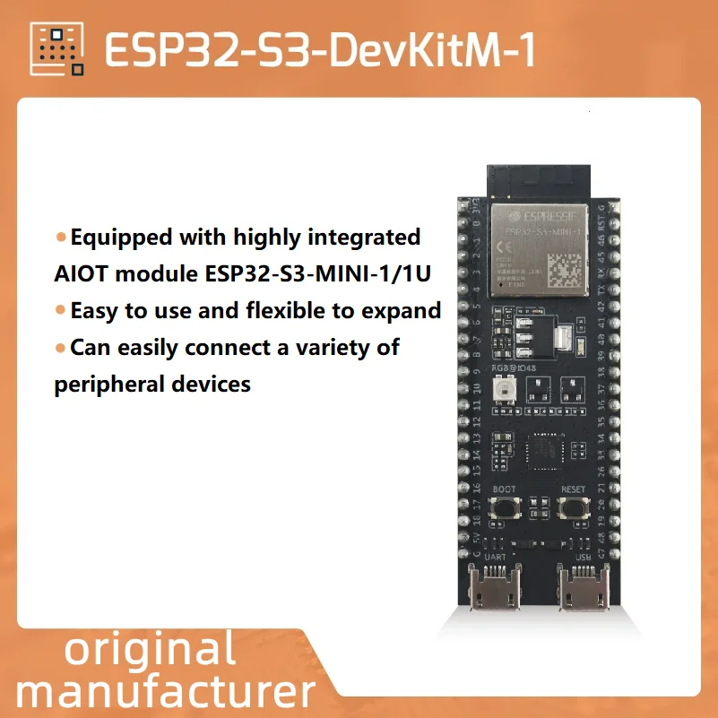 Scheda Di Sviluppo Esp32-S3-Devkitm-1, Dotata Di Scheda Di Sviluppo Modulo Esp32-S3-Mini-1