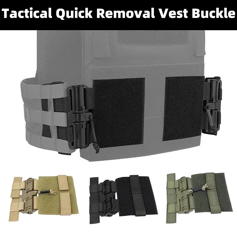 Vest Buckle Kit Tactical Quick Removal Vest Buckle Set Durable Quick Release System Kit JPC CPC NCP XPC 6094 420 Vest Accessories