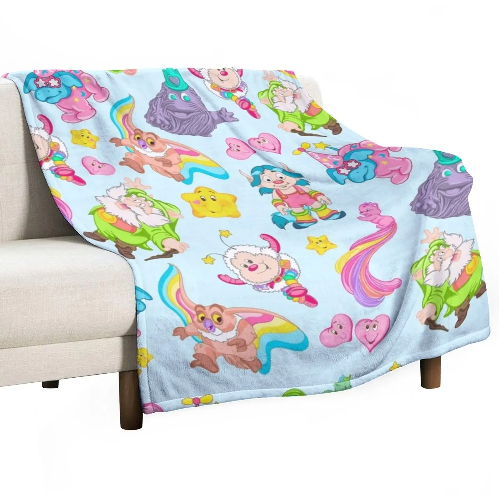 

Supporting Cartoon Characters of the 80s Throw Blanket Luxury Brand Blanket sofa bed Hairy Blankets