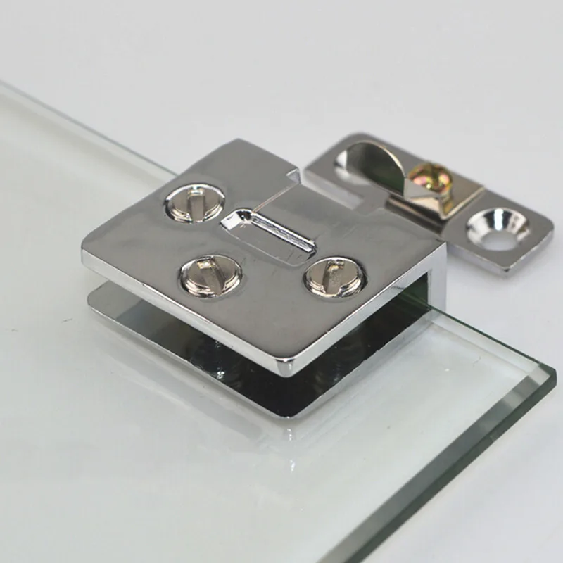 Stainless Steel Door Hinge Clamps Wine Cabinet Bread Cabinet Cupboard Gate Clip for 5-9mm